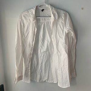 H&M white button up shirt